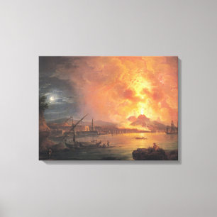 The Eruption of Vesuvius Canvas Print