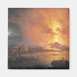 The Eruption of Vesuvius Magnet
