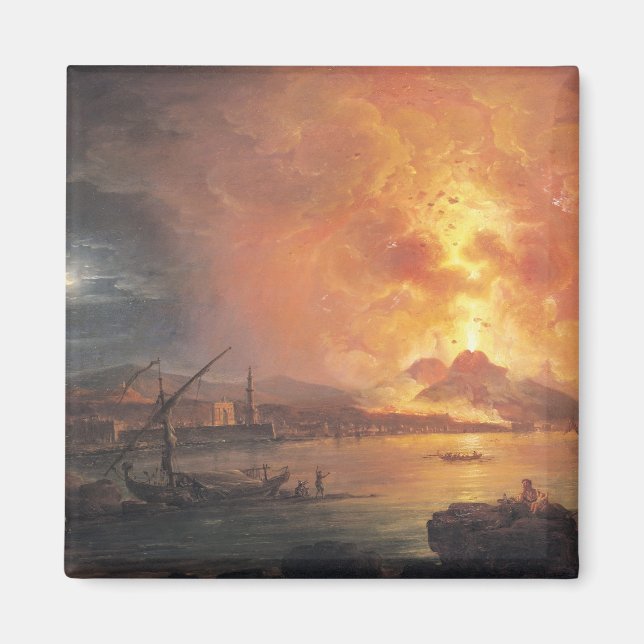 The Eruption of Vesuvius Magnet (Front)
