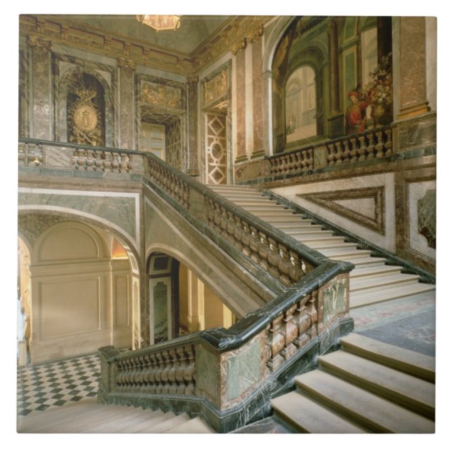The Escalier de la Reine (Queen's Staircase) 1680 Tile (Front)