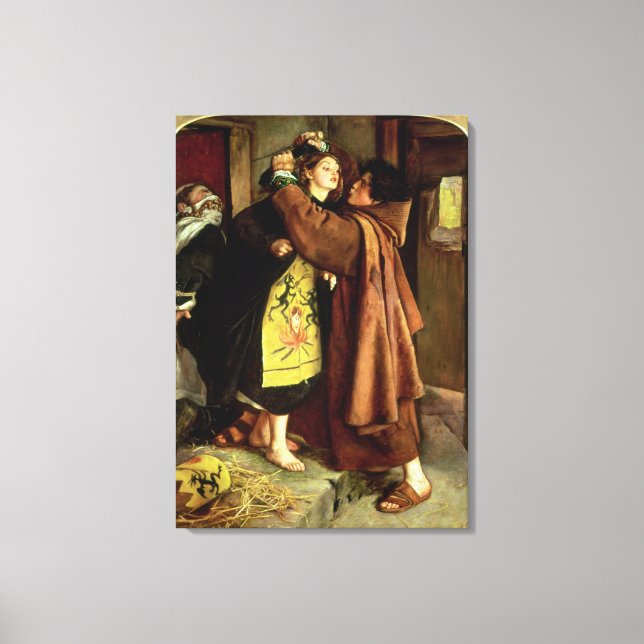 The Escape of a Heretic, 1559, 1857 (oil on canvas (Front)