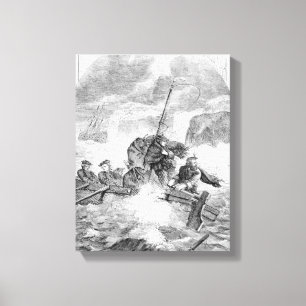 The Escape of the Young Pretender Canvas Print