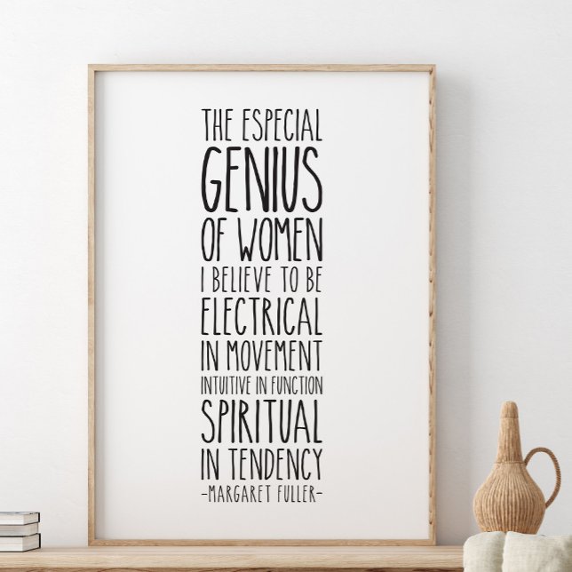 The especial genius of women, Margaret Fuller Poster (Creator Uploaded)