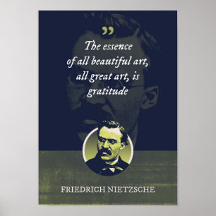 The essence of all beautiful art, all great art poster