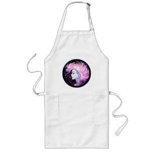 "The Essence of Elegance" Women's Beauty Long Apron