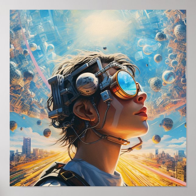 The Essence of Freedom: A Vibrant World Poster (Front)