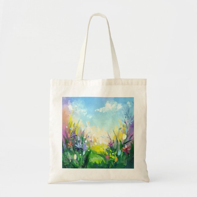 The essence of spring  tote bag (Front)