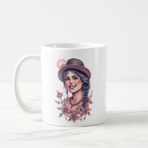 The Essence of Woman: Grace, Strength, and Beauty Coffee Mug