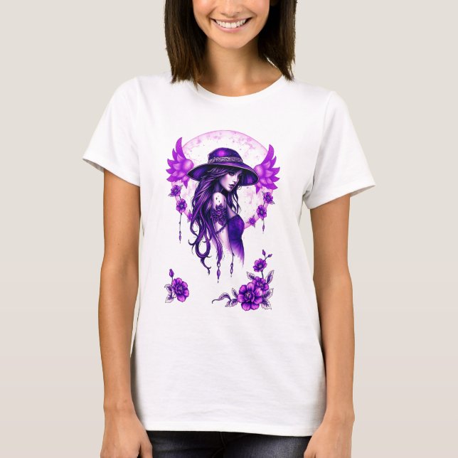 The Essence of Woman: Grace, Strength, and Beauty  T-Shirt (Front)