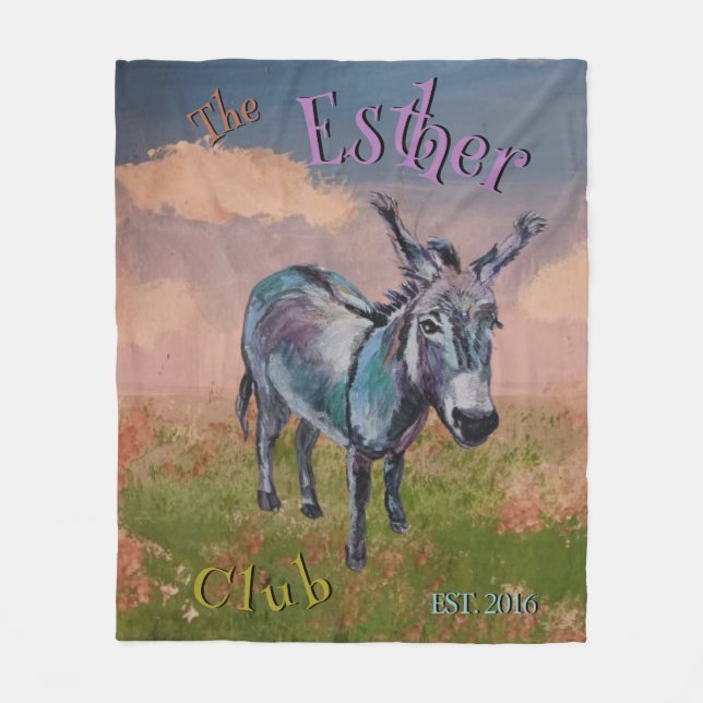 THE ESTHER CLUB FLEECE BLANKET (Front)