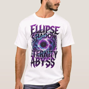 The Eternal Abyss: Purple Void Vortex Streetwear T-Shirt