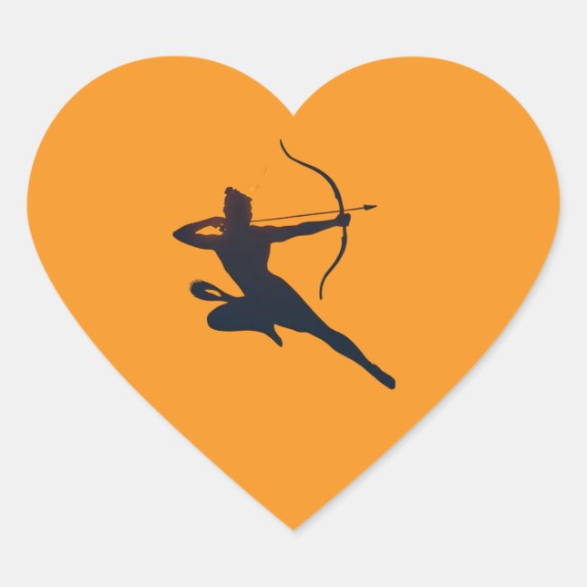 The Eternal Glow of Dussehra – Shree Ram Heart Sticker (Front)