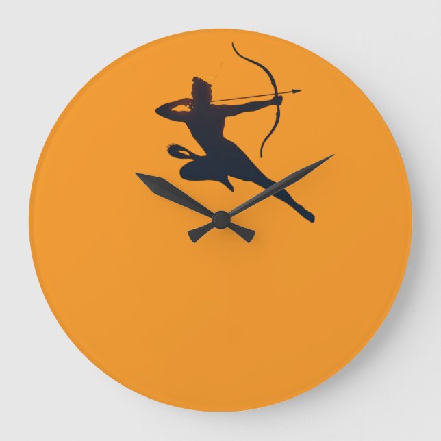 The Eternal Glow of Dussehra – Shree Ram Large Clock (Front)