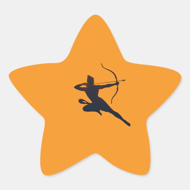 The Eternal Glow of Dussehra – Shree Ram Star Sticker (Front)