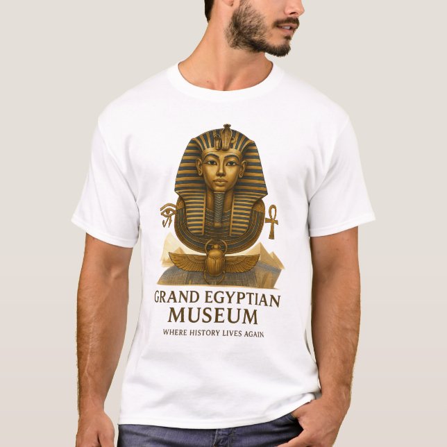 The Eternal Legacy – Grand Egyptian Museum Opening T-Shirt (Front)