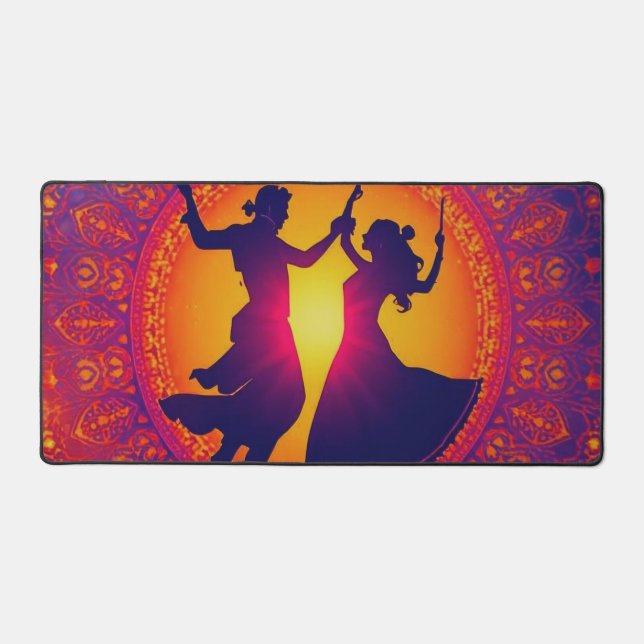 The Eternal Rhythm of Shakti Desk Mat (Front)