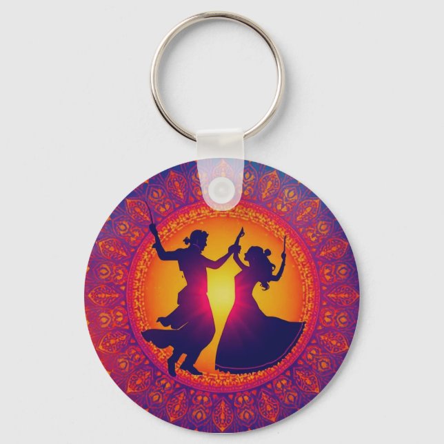 The Eternal Rhythm of Shakti Key Ring (Front)