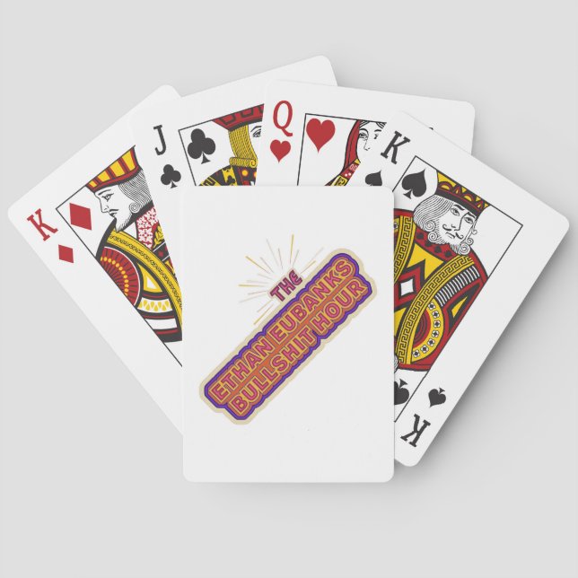 The Ethan Eubanks Hour Official Playing Cards! Cards (Back)