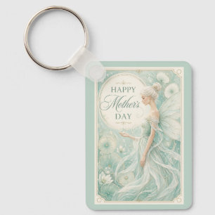 The Ethereal Queen of the Lily Pond Key Ring