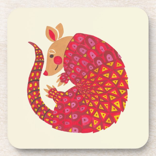 The Ethnic Armadillo Coaster (Front)