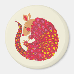 The Ethnic Armadillo Magnet