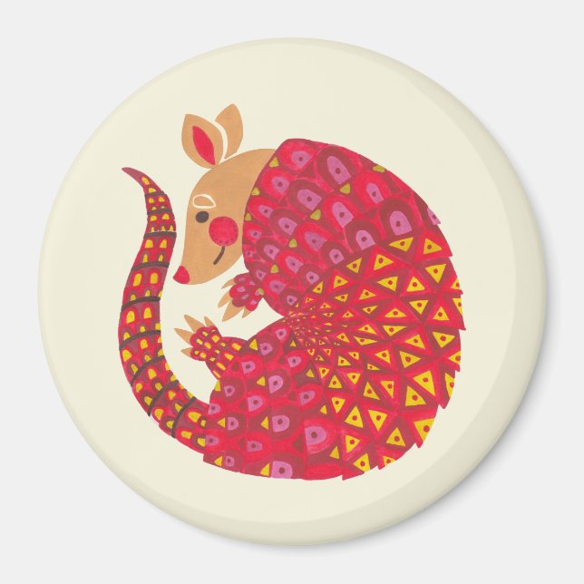 The Ethnic Armadillo Magnet (Front)