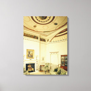 The Etruscan Room designed by Robert Adam Canvas Print