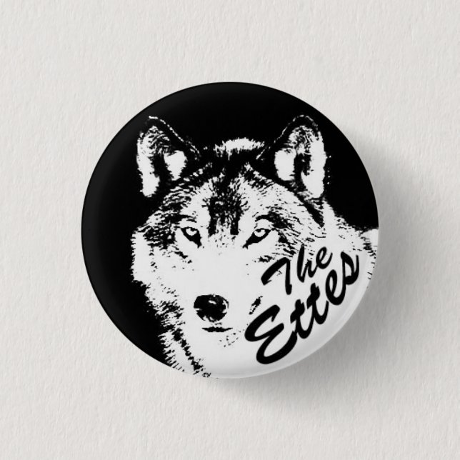 The Ettes Wolf Button (Front)