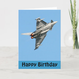 The Eurofighter Typhoon Happy Birthday Card