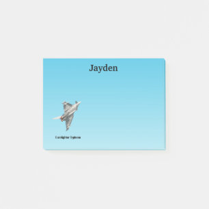The Eurofighter Typhoon personalised Post-it Notes