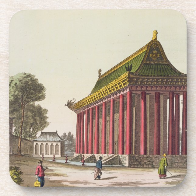 The 'European Palace' at Yuen-Ming-Yuan, illustrat Coaster (Front)
