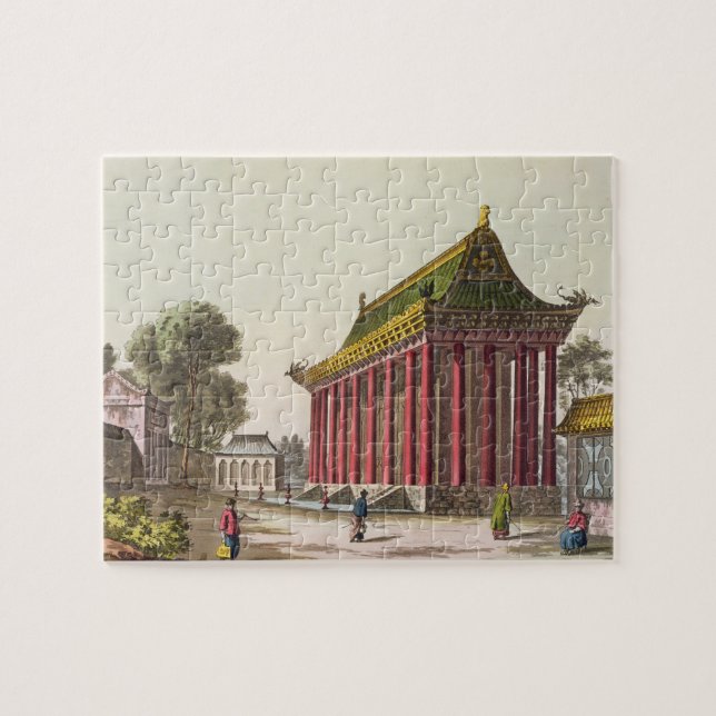 The 'European Palace' at Yuen-Ming-Yuan, illustrat Jigsaw Puzzle (Horizontal)
