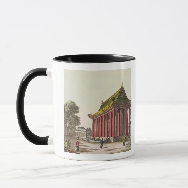 The 'European Palace' at Yuen-Ming-Yuan, illustrat Mug (Left)
