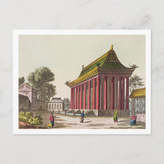 The 'European Palace' at Yuen-Ming-Yuan, illustrat Postcard (Front)