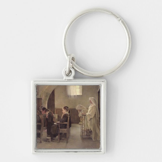 The Eve of the First Communion, before 1890 Key Ring (Front)
