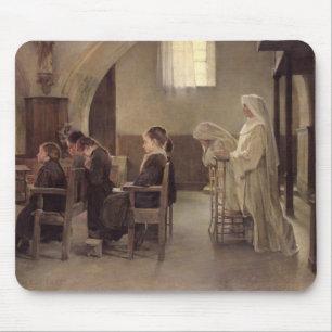 The Eve of the First Communion, before 1890 Mouse Mat