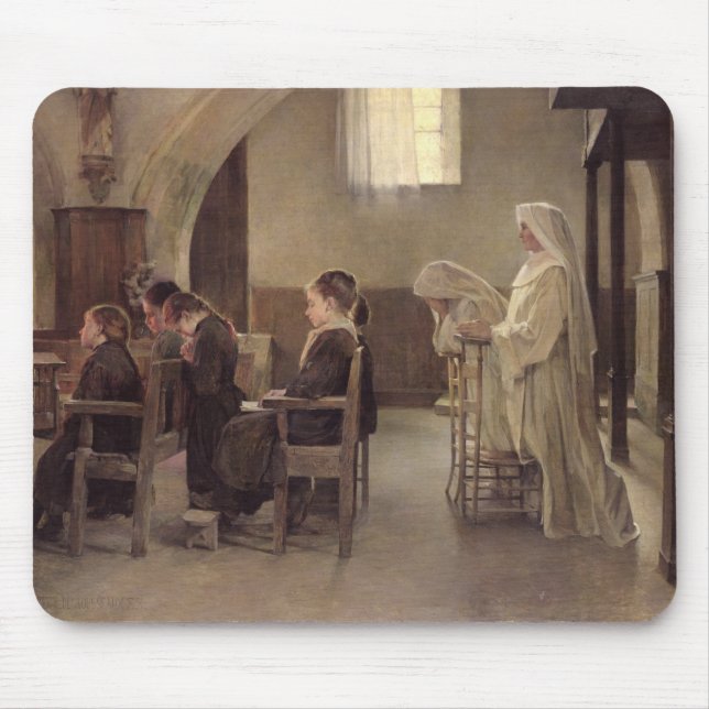 The Eve of the First Communion, before 1890 Mouse Mat (Front)