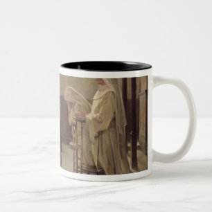 The Eve of the First Communion, before 1890 Two-Tone Coffee Mug