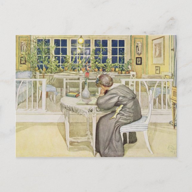 The Evening Before the Journey to England - Study Postcard (Front)