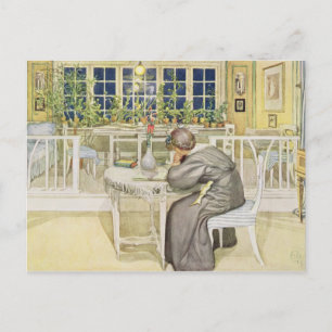 The Evening Before the Journey to England - Study Postcard