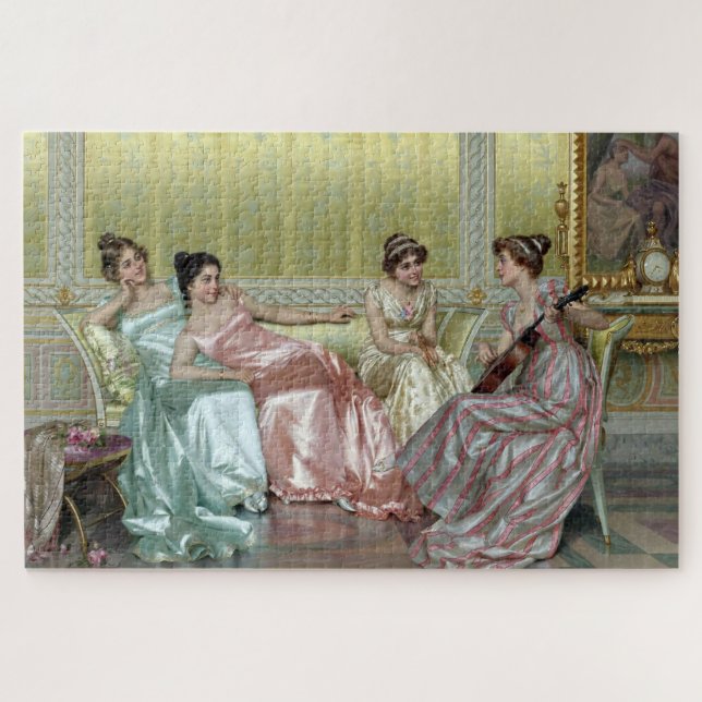 The Evening by Vittorio Reggianini Jigsaw Puzzle (Horizontal)