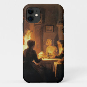 The Evening Meal, c.1900 (oil on canvas) iPhone 11 Case