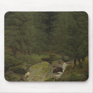 The Evergreens by the Waterfall Mouse Mat