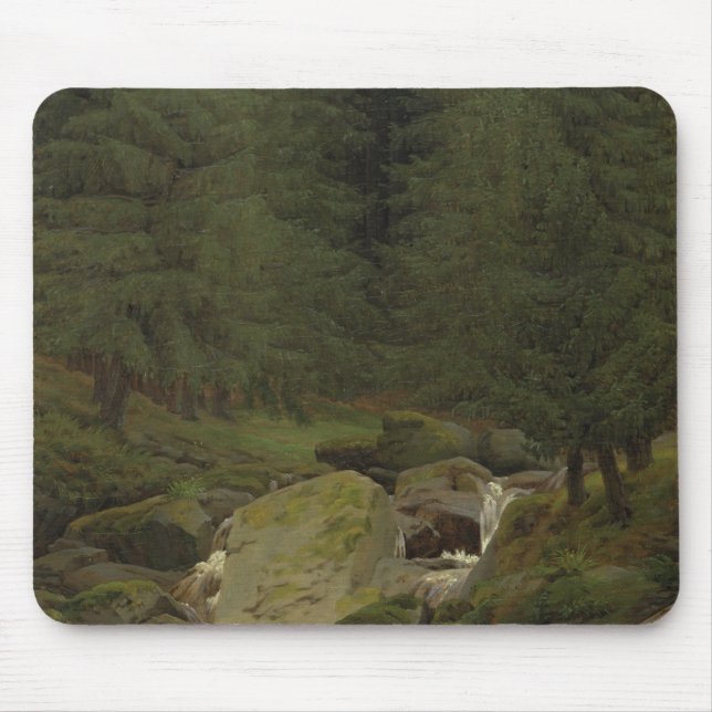 The Evergreens by the Waterfall Mouse Mat (Front)