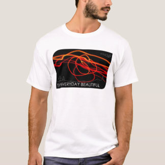 The Everyday Beautiful - red night swirl T-Shirt