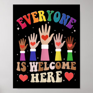 The Everyone Is Welcome Here In Idaho Teacher Stud Poster