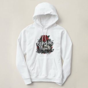 The "Everything Is Fine" Crop Hoodie - Rebellious