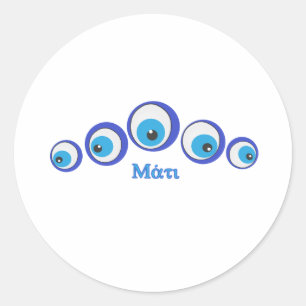 The Evil Eye Classic Round Sticker