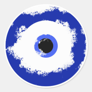 The Evil Eye Classic Round Sticker