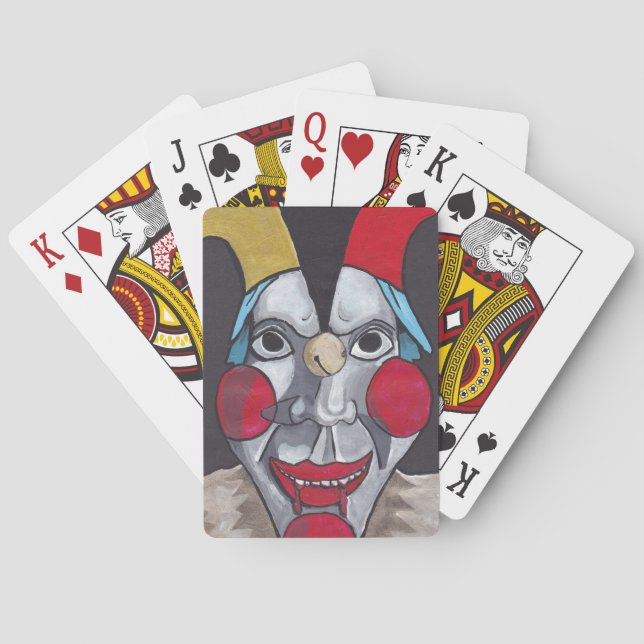 The Evil Jester Playing Cards (Back)
